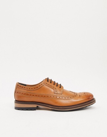 River Island Leather Derby Smeđe - Muške Cipele | 64023XHYM